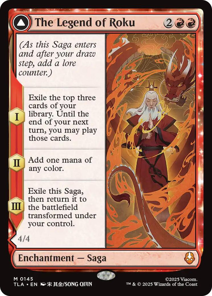 shop deals on mtg avatar last airbender cards The Legend of Roku [Avatar: The Last Airbender]
