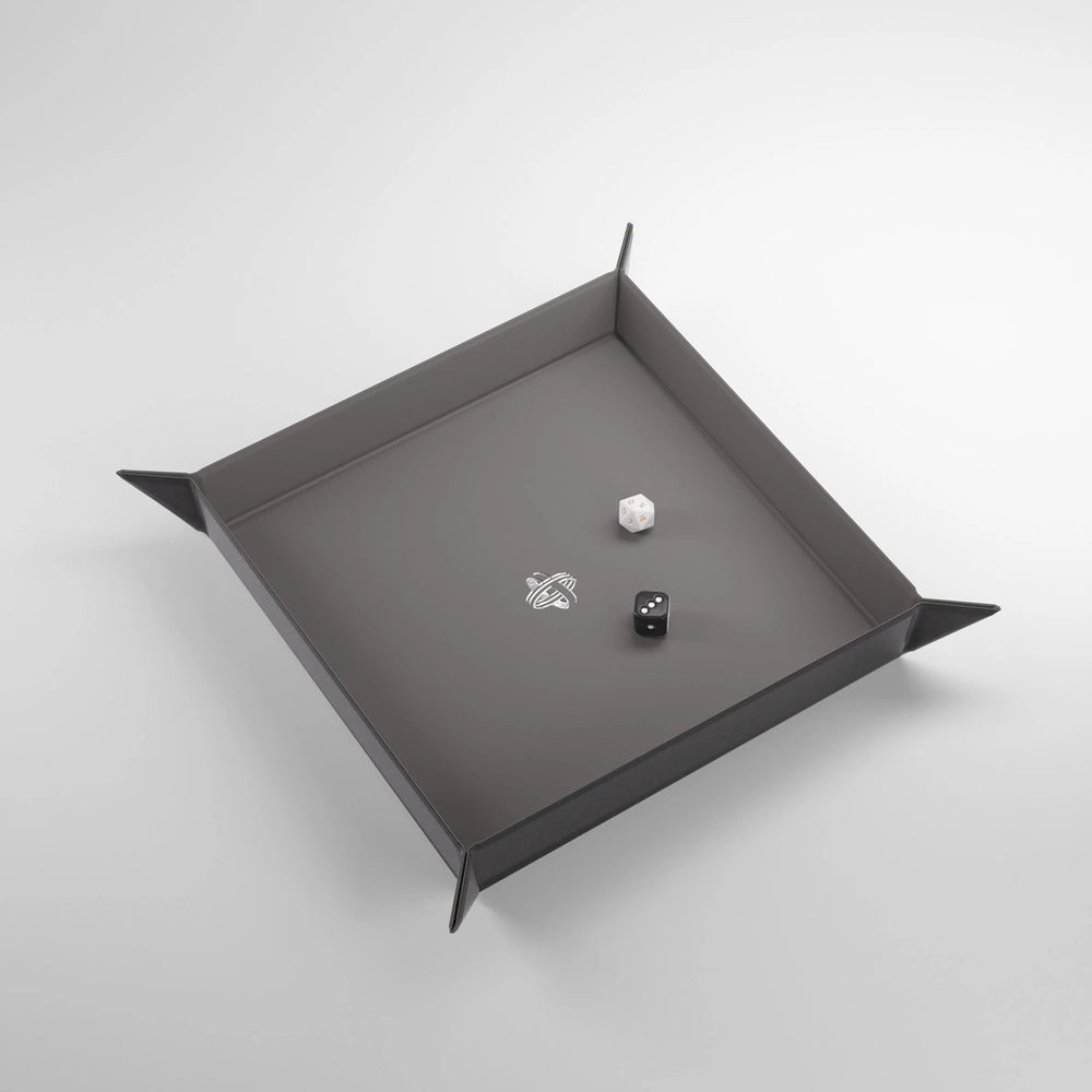 Gamegenic - Magnetic Dice Tray Square - Black/Gray