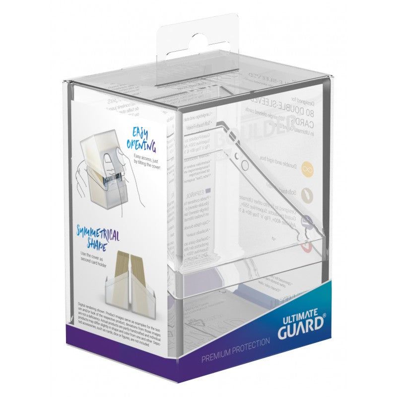 Ultimate Guard - Deck Case 80+ Boulder - Clear