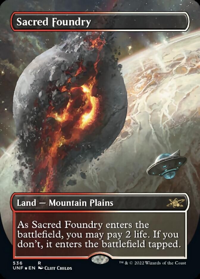 Sacred Foundry (Borderless) (Galaxy Foil)