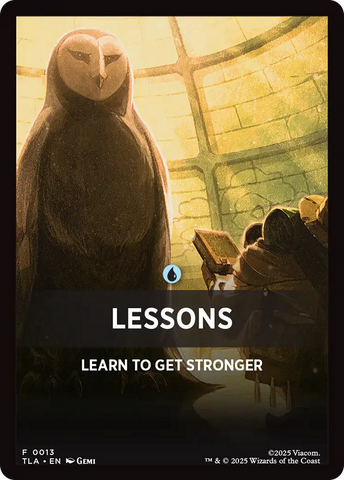 Lessons Theme Card [Avatar: The Last Airbender Tokens]