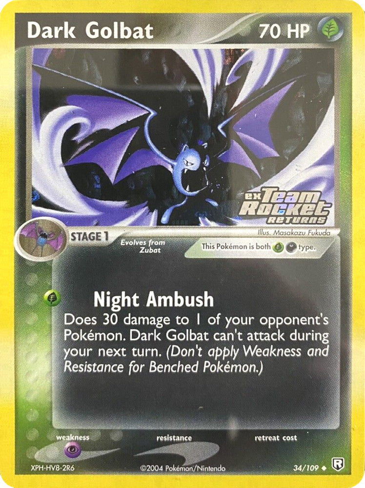 golbat pokemon card - Deoxys | Eyevo GEM MT 10 1999 POKEMON FOSSIL card featuring GOLBAT Pokemon Trading Card Game Shrouded