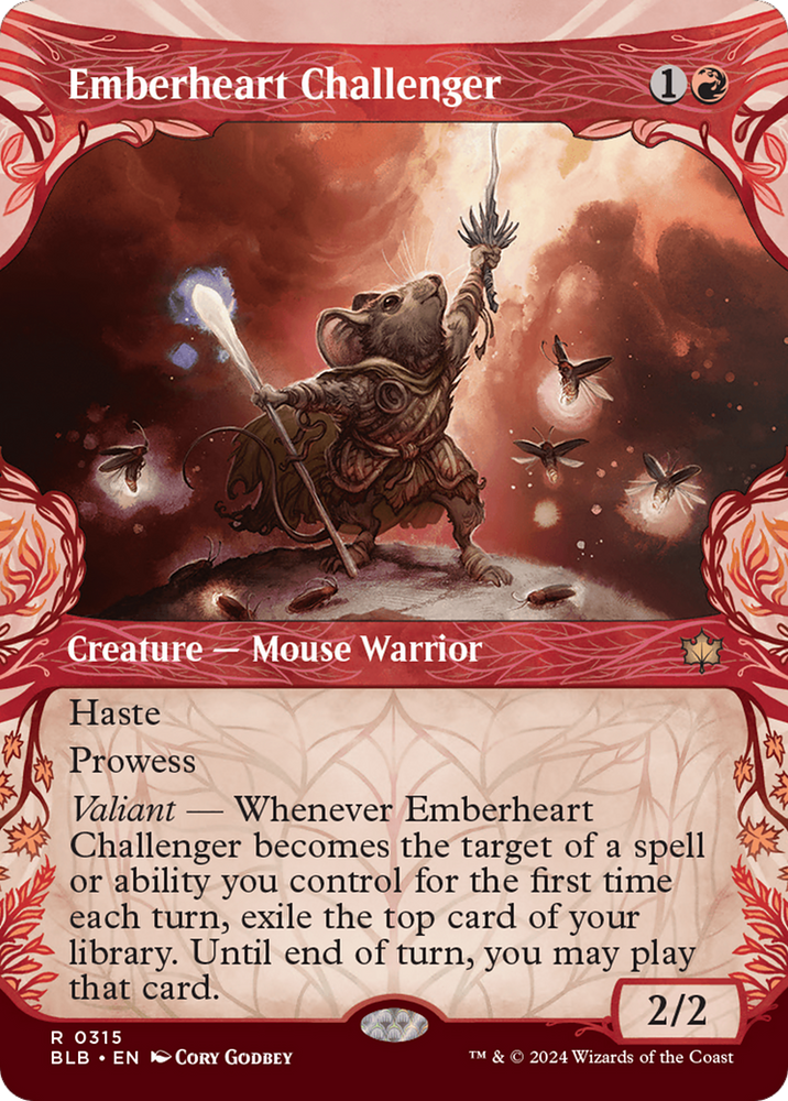 mtg bloomburrow mouse cards Mabel Pad for Magic: The Gathering gloss front Magic The Gathering - Bloomburrow