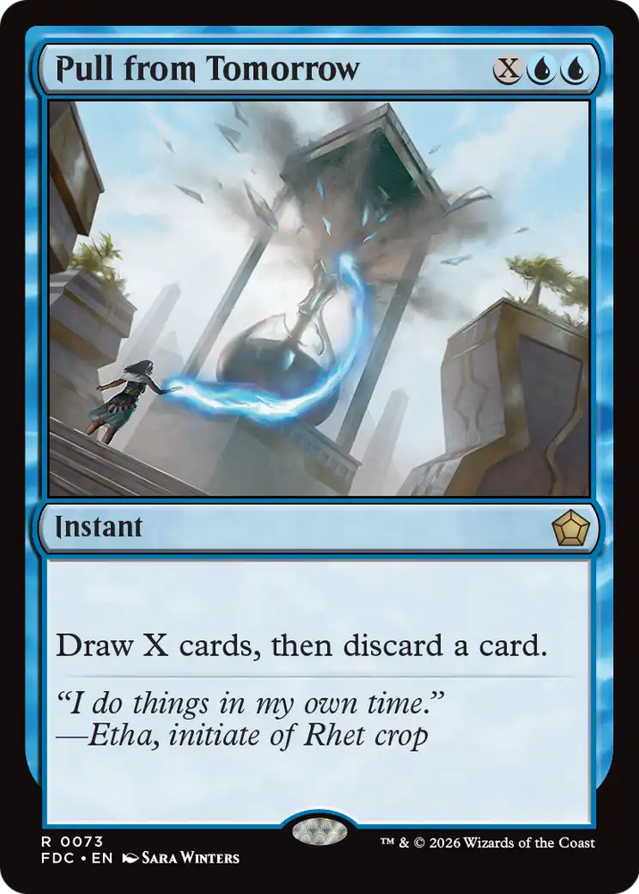 Pull from Tomorrow [Foundations Commander]