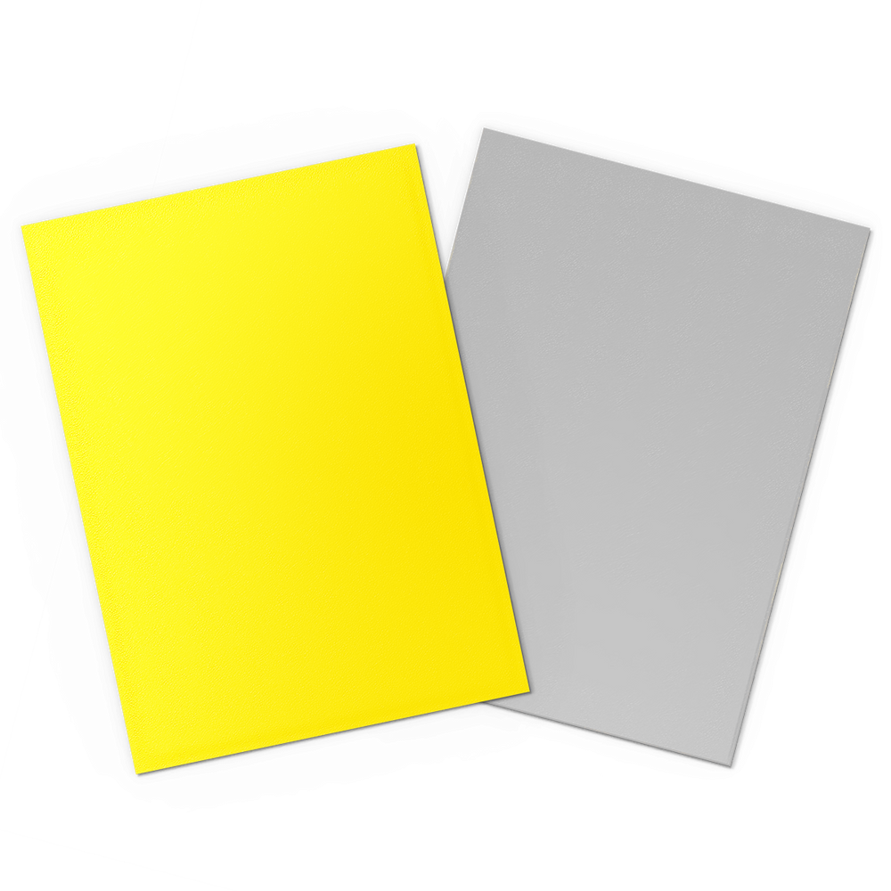 Dragon Shield: Standard 100ct Sleeves - Yellow & Silver (Dual Matte)