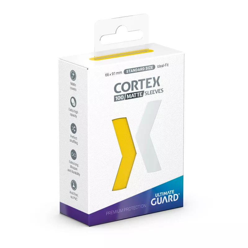 Ultimate Guard: Standard Size Cortex 100 Matte - Yellow