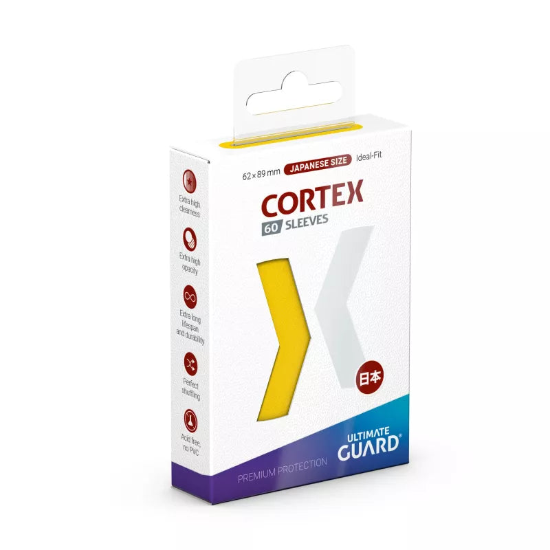 Ultimate Guard: Japanese Size Cortex 60 Gloss - Yellow