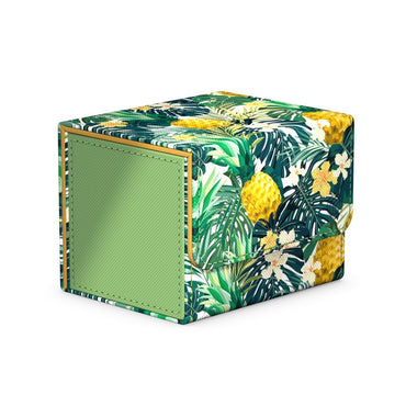 ULTIMATE GUARD - DECK CASE SIDEWINDER 100+ FLORAL - BAHIA GREEN