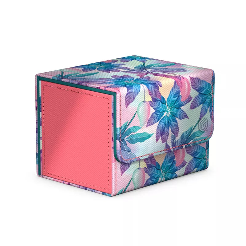 ULTIMATE GUARD - DECK CASE SIDEWINDER 100+ FLORAL - MIAMI PINK