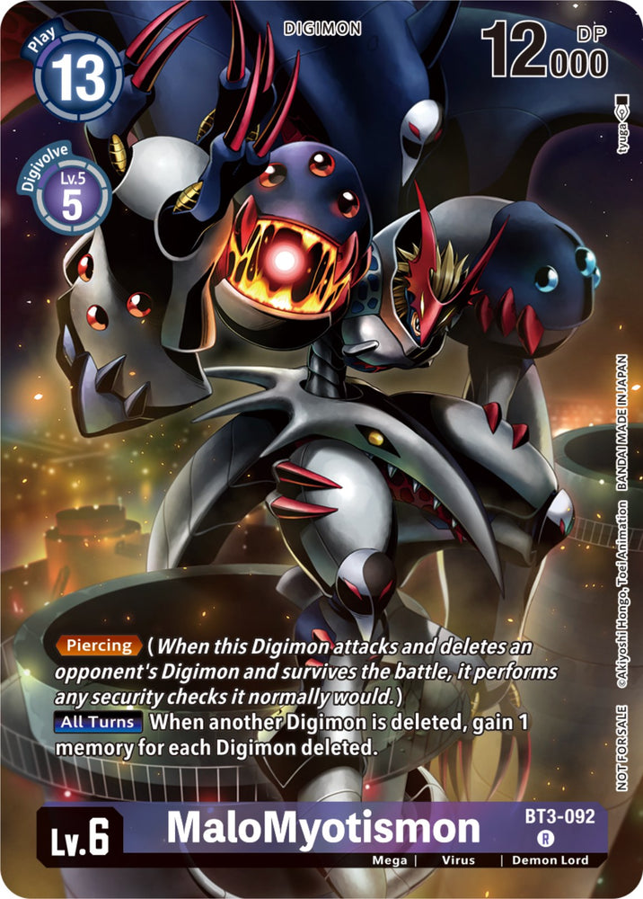 MaloMyotismon [BT3-092] (Tamer Party Pack -The Beginning-) [Release Special Booster Ver.1.0]