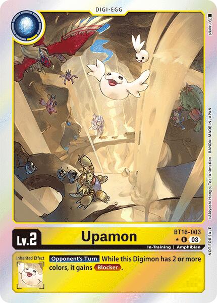 Upamon [BT16-003] (Box Promotion Pack: Beginning Observer) [Beginning Observer Promos]