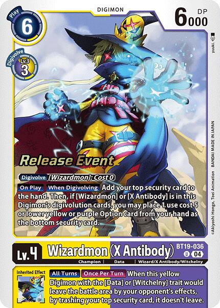 Wizardmon [BT19-036] (X Antibody) [Release Special Booster Ver.2.0 Promos]