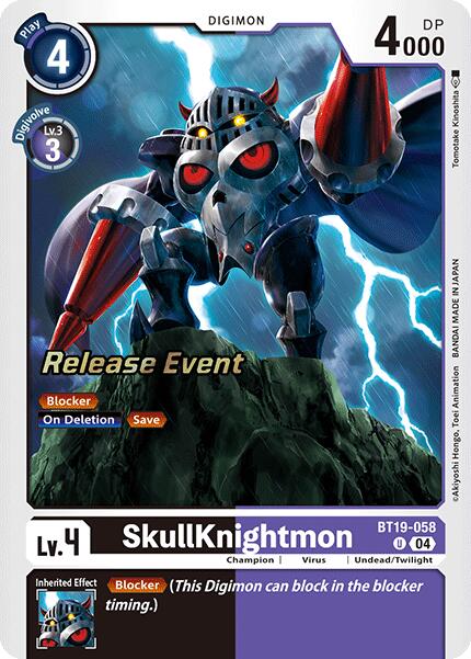 SkullKnightmon [BT19-058] [Release Special Booster Ver.2.0 Promos]