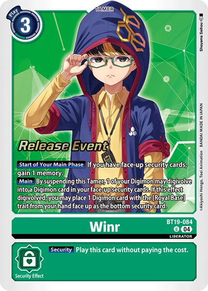 Winr [BT19-084] [Release Special Booster Ver.2.0 Promos]