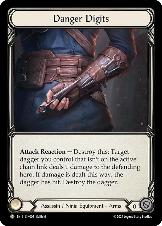 Danger Digits [CIN005] (The Hunted Cindra Blitz Deck)
