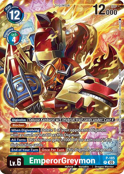 EmperorGreymon [P-185] (BT-21: Illustration Celebration Pack) [World Convergence]