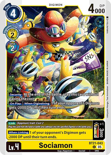 Sociamon [BT21-043] [World Convergence]