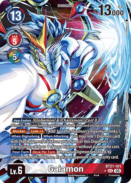 Gaiamon [BT21-101] (Alternate Art) [World Convergence]