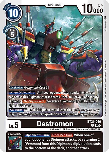Destromon [BT21-060] [World Convergence]