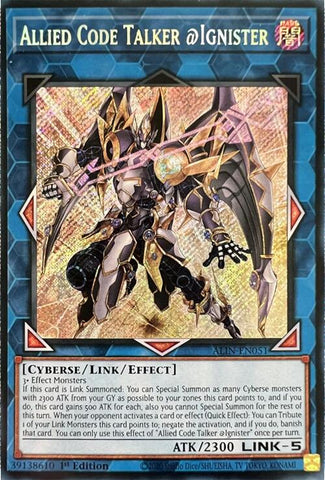 Allied Code Talker @Ignister [ALIN-EN051] Secret Rare