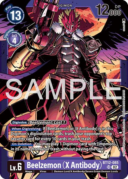 Beelzemon [BT12-085] (X Antibody) (Limited Card Pack -Billion Bullet-) [Limited Card Pack -Billion Bullet-]