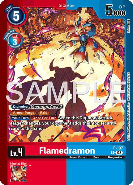 Flamedramon [P-137] (Limited Card Pack -Billion Bullet-) [Limited Card Pack -Billion Bullet-]