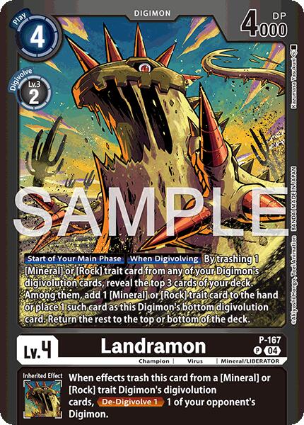 Landramon [P-167] (Limited Card Pack -Billion Bullet-) [Limited Card Pack -Billion Bullet-]