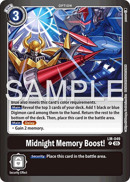 Midnight Memory Boost! [LM-049] (Limited Card Pack -Billion Bullet-) [Limited Card Pack -Billion Bullet-]