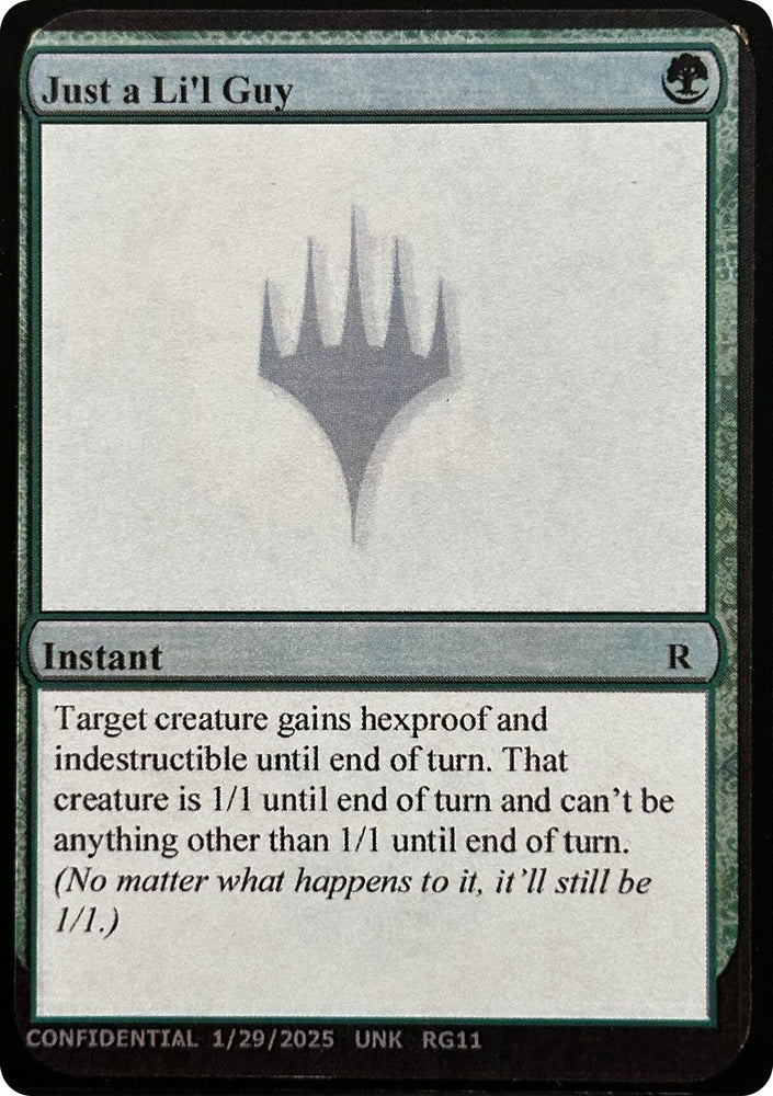 Just a Li'l Guy [Unknown Event]