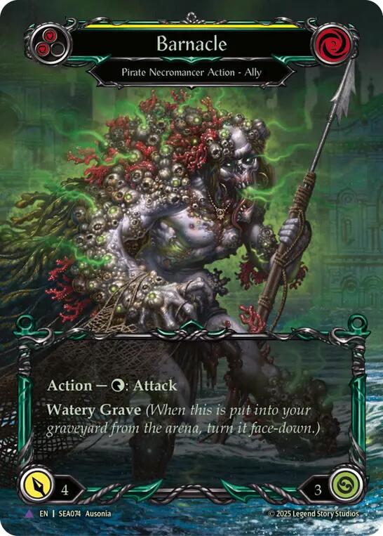 Barnacle (Marvel) [SEA074] (High Seas)  Cold Foil