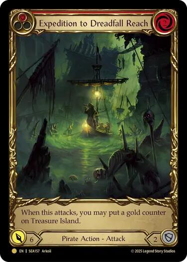Expedition to Dreadfall Reach (Treasure) [SEA157] (High Seas)  Cold Foil