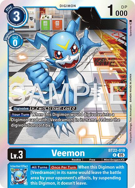 Veemon [BT22-019] [Cyber Eden]