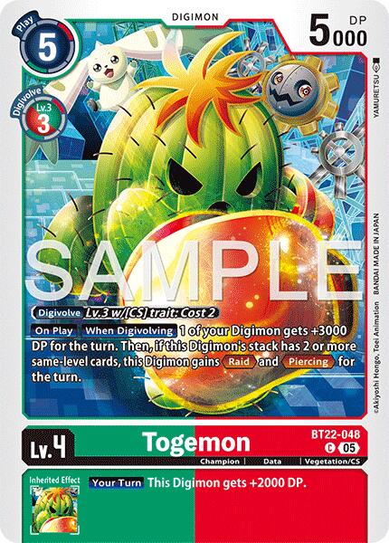 Togemon [BT22-048] [Cyber Eden]