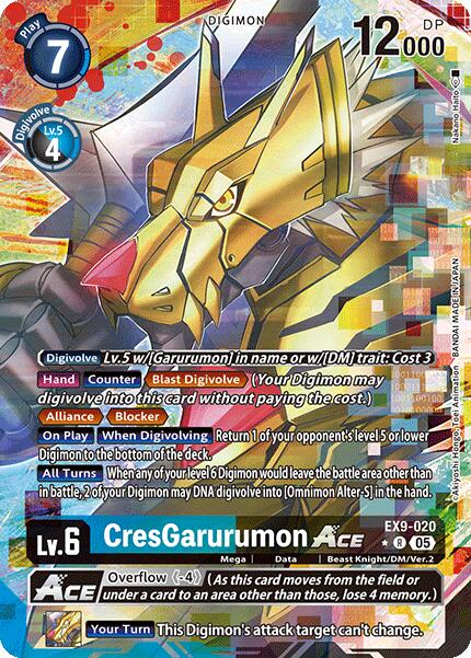 CresGarurumon ACE [EX9-020] (Alternate Art) [Versus Monsters]