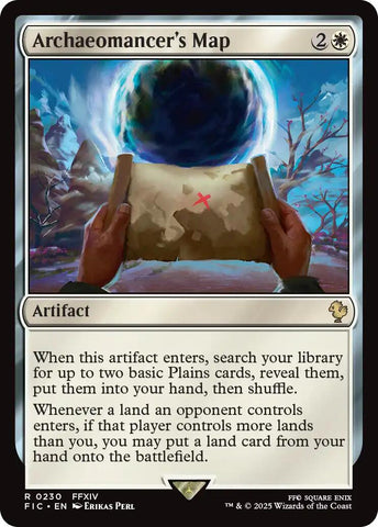 Archaeomancer's Map (Surge Foil) [FINAL FANTASY Commander]