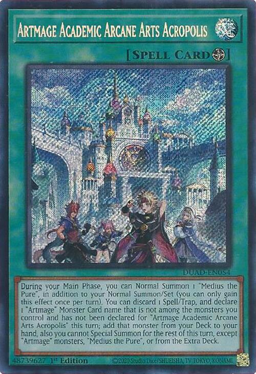Artmage Academic Arcane Arts Acropolis [DUAD-EN054] Secret Rare