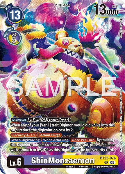 ShinMonzaemon [BT22-076] [Cyber Eden]