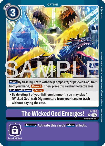 The Wicked God Emerges! [P-193] (Store Tournament 2025 Vol.3 Participation Pack) [Promotional Cards]