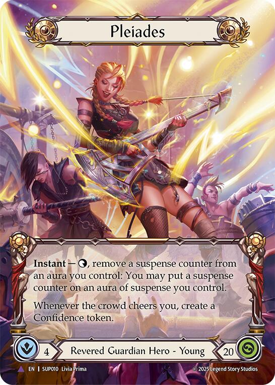 Pleiades, Superstar (Marvel) [SUP009] (Super Slam)  Cold Foil