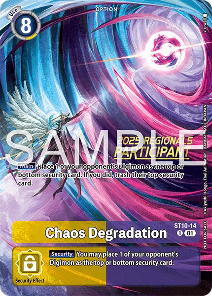 Chaos Degradation [ST10-14] (Regionals 25-26 Season 2 Participant) [Starter Deck: Parallel World Tactician]
