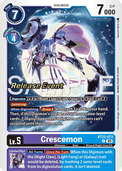 Crescemon [BT22-073] [Cyber Eden Release Event Cards]