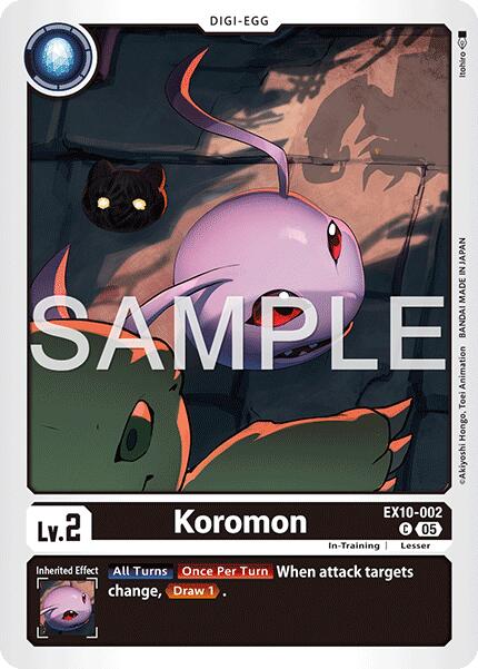 Koromon [EX10-002] [Sinister Order]