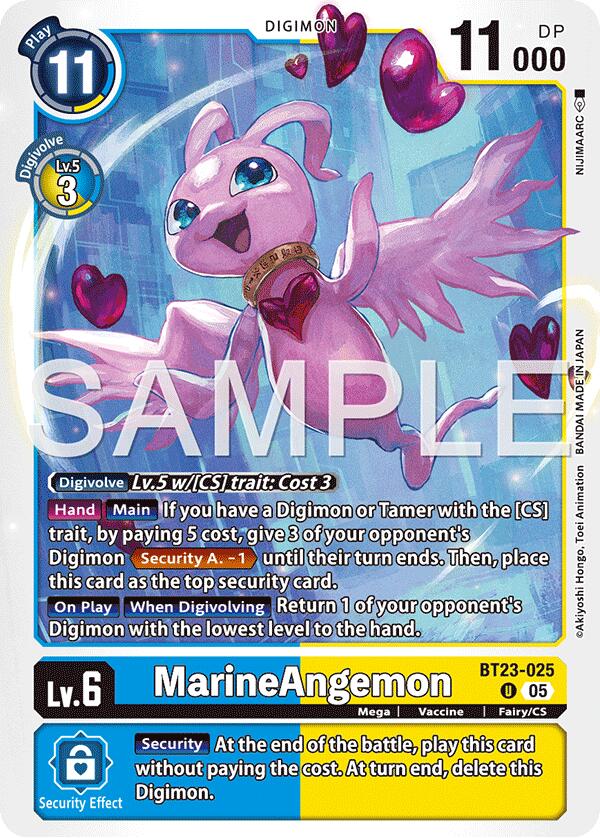 Marine Angemon [BT23-025] [Hackers' Slumber]