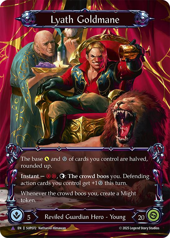 Lyath Goldmane (Marvel Cold Foil) [SUP072] (Super Slam)  Cold Foil