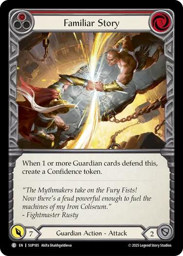 Familiar Story [SUP185] (Super Slam)  Rainbow Foil