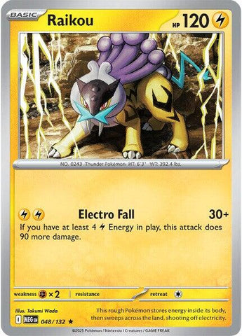 Raikou (048/132) [Mega Evolution: Base Set]