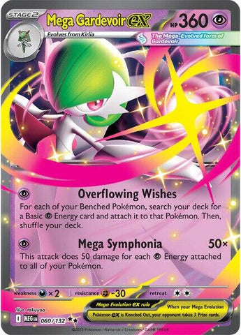 Mega Gardevoir ex (060/132) [Mega Evolution: Base Set]