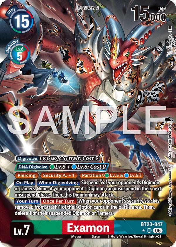 Examon [BT23-047SR] (Alternate Art) [Hackers' Slumber]