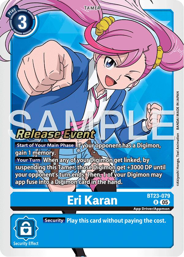 Eri Karan [BT23-079] [Hackers' Slumber Release Event Cards]