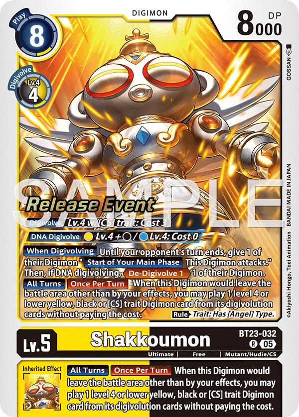 Shakkoumon [BT23-032] [Hackers' Slumber Release Event Cards]